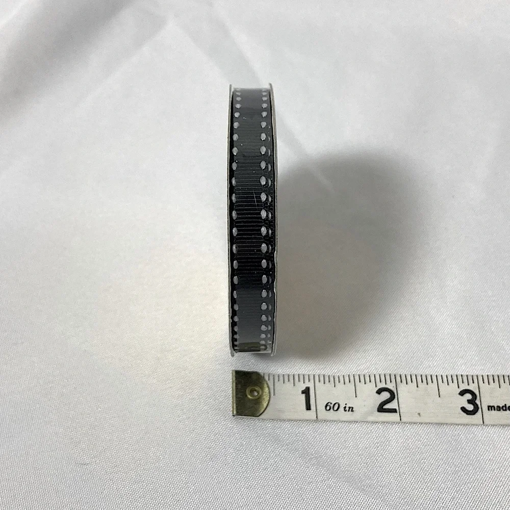 ⭐️ Celebrate It Black And White Stitch Craft Ribbon 3/8” x 360”